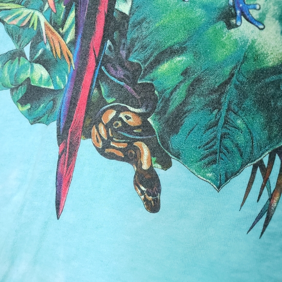 Vintage 90s Nature Habitat Moody Gardens Rainforest Animal Galveston Wrap-around - Picture 8 of 16